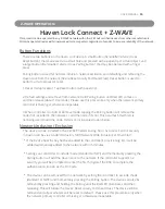 Preview for 11 page of HavenLock HAVEN Connect Z User Manual