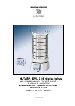 Preview for 1 page of HAVER & BOECKER EML 315 Digital Plus N Operating Instructions Manual