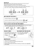 Preview for 11 page of Haverland Designer TT Instruction Manual