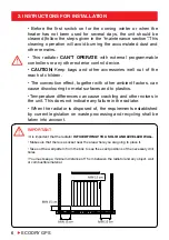 Предварительный просмотр 6 страницы Haverland ECO-DRY GPS Series Instruction & Installation Manual