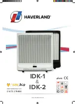 Предварительный просмотр 1 страницы Haverland IDK-1 Instruction Manual