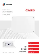 Haverland OSYRIS Series Instruction Manual предпросмотр