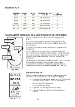 Предварительный просмотр 21 страницы Haverland RC-10A Instruction And Installation Manual