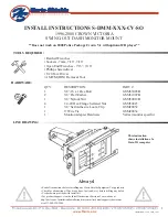 Предварительный просмотр 1 страницы Havis-Shields 1996-2008 Crown Victoria Swing-Out Dash Monitor Mount S-DMM-XXX-CV-SO Install Instructions