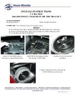 Предварительный просмотр 1 страницы Havis-Shields Dodge Charger Spare Tire Bracket C-TTB-CHGR Install Instructions