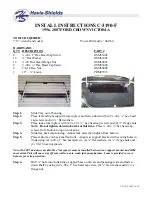 Havis-Shields Ford Crown Victoria C-3190-F Installation Instructions preview