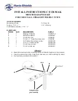 Havis-Shields Monitor Adapter Kit C-TCB-MAK Install Instructions предпросмотр