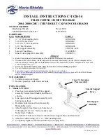 Havis-Shields Telescoping Computer Base C-TCB-34 Install Instructions preview