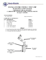 Preview for 1 page of Havis-Shields Telescoping Computer Base C-TCB-7-IMP Install Instructions