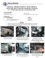 Предварительный просмотр 1 страницы Havis-Shields Trunk Side Mount C-TSM-CHGR-X Installation Instructions