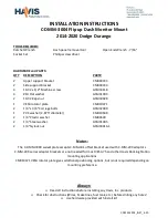 Preview for 1 page of Havis C-DMM-3004 Installation Instructions