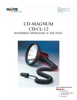 Havis CD-MAGNUM CD-CL-12 User Manual preview