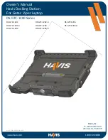 Havis DS-GTC-1200 Series Owner'S Manual предпросмотр