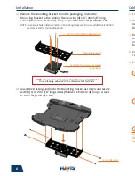 Предварительный просмотр 6 страницы Havis DS-PAN-421 Owner'S Manual