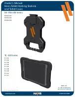 Предварительный просмотр 1 страницы Havis DS-TAB-100 Series Owner'S Manual