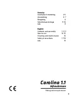 Предварительный просмотр 3 страницы Havso Carolina 1.1 Instructions Manual