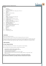 Preview for 12 page of hawa 2629-7200-00 Operating Instructions Manual