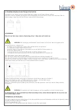 Предварительный просмотр 5 страницы hawa 3122 Series Operating Instructions Manual