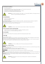 Предварительный просмотр 7 страницы hawa 3122 Series Operating Instructions Manual