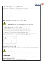 Предварительный просмотр 25 страницы hawa 3122 Series Operating Instructions Manual