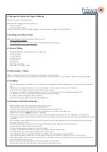 Предварительный просмотр 10 страницы hawa 3127-1000-23-37 Operating Instructions Manual