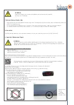 Предварительный просмотр 11 страницы hawa 3127-1000-23-37 Operating Instructions Manual