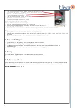 Предварительный просмотр 12 страницы hawa 3127-1000-23-37 Operating Instructions Manual