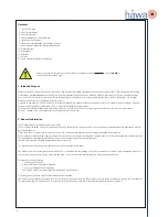 Preview for 8 page of hawa 33 series Assembly And Operating Instructions Manual