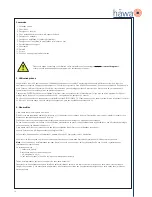 Preview for 14 page of hawa 33 series Assembly And Operating Instructions Manual