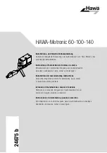 Предварительный просмотр 1 страницы hawa HAWA-Motronic 100 Installation And Commissioning Instructions