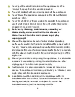 Preview for 6 page of Hawaiian shaved ice S-900A Instruction Manual