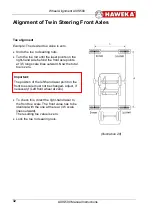 Preview for 34 page of HAWEKA AXIS 500 Operating Instructions Manual