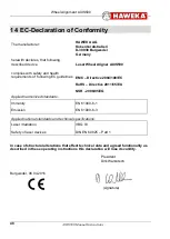 Preview for 50 page of HAWEKA AXIS 500 Operating Instructions Manual