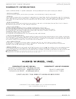 Preview for 2 page of Hawg Wired RX50X-50 Installation Manual