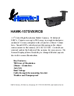 HAWK-I Security 157SVXIRCB Specifications предпросмотр