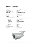 Предварительный просмотр 2 страницы HAWK-I Security QLBVXIR6 Specifications