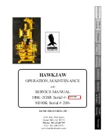 Hawk HAWKJAW 100K-2GSR Operation, Maintenance And Service Manual preview