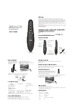 Preview for 1 page of Hawk HCR260TF User Manual