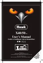 Hawk X Pro Series User Manual предпросмотр