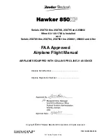 Hawker Beechcraft Hawker 850XP Flight Manual preview