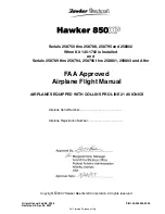 Preview for 1 page of Hawker Beechcraft Hawker 850XP Flight Manual