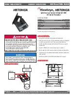 Предварительный просмотр 1 страницы Hawkeye Mfg H970HC Installation Manual