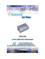 Предварительный просмотр 1 страницы Hawking CS112U User Manual