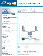 Предварительный просмотр 2 страницы Hawking CS152F Specification Sheet