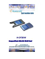 Hawking H-CF30W Quick Installation Manual preview