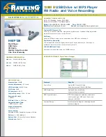 Preview for 2 page of Hawking H-MP128 Specification