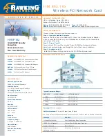 Preview for 2 page of Hawking H-WP102 Specifications