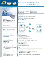 Preview for 2 page of Hawking H2WR54G Specification