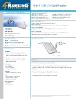 Preview for 2 page of Hawking HCR8U2 Specifications