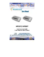 Hawking HFS5T User Manual предпросмотр